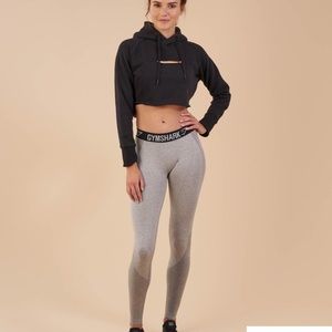 Gymshark Raw Edge Cropped Hoodie NWT